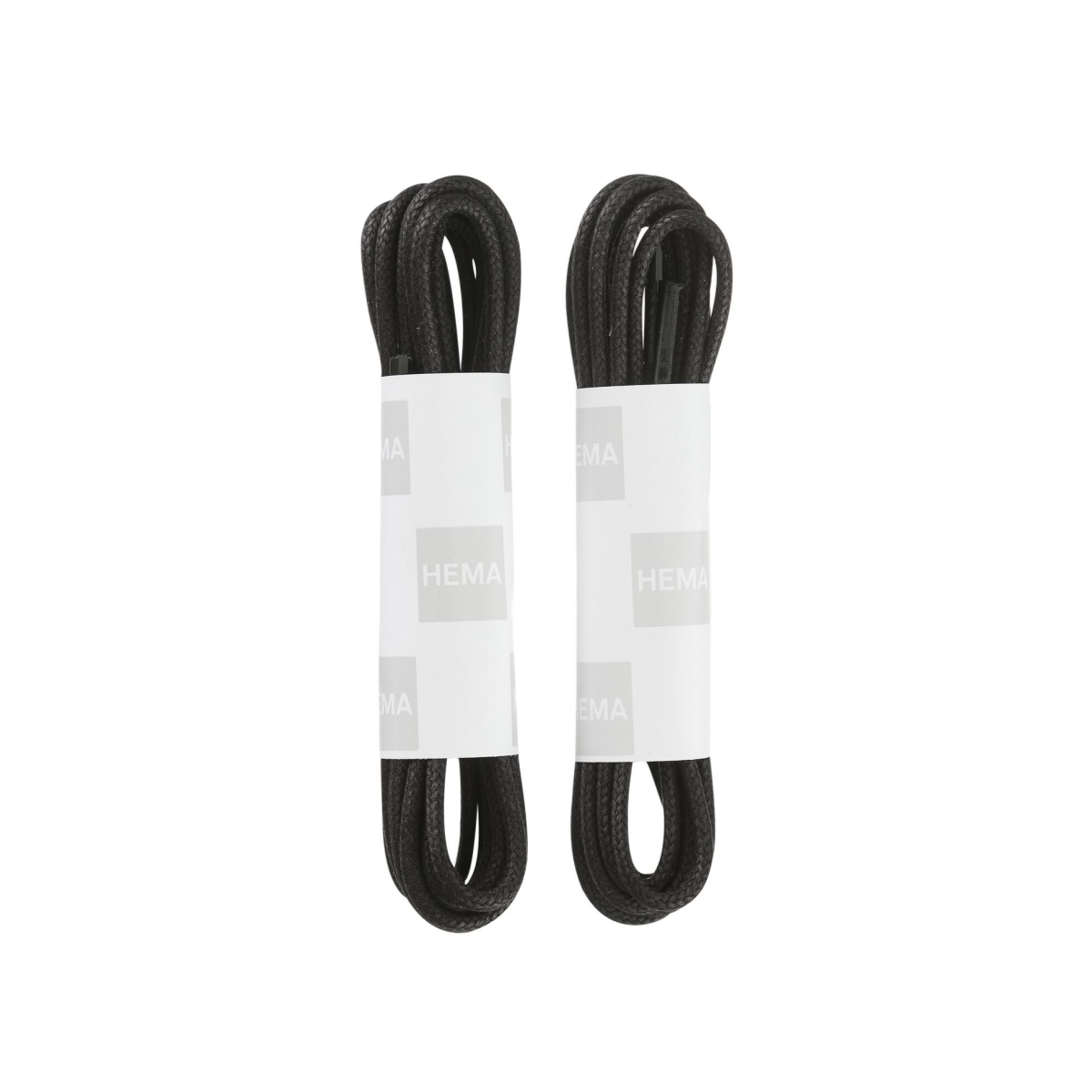 HEMA HEMA Schoenveters Fijn 75 Cm - 2 Paar (zwart)