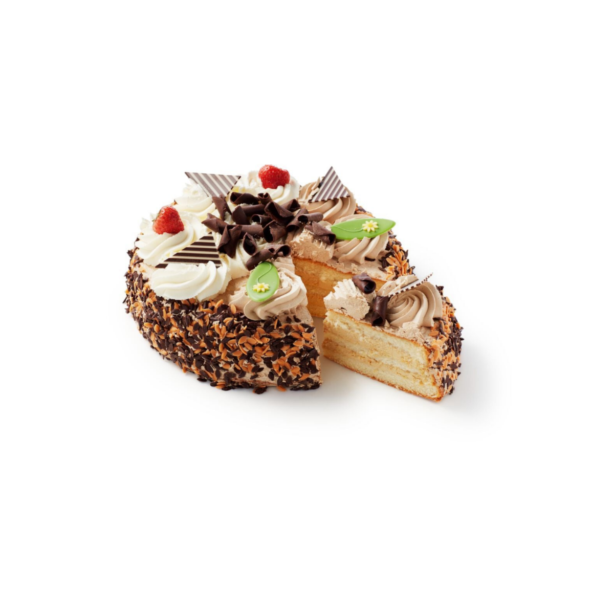 Mokkaslagroomtaart 8 P.