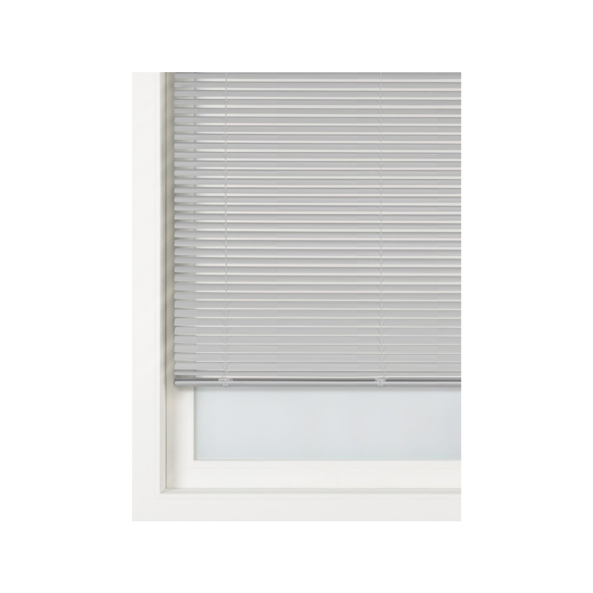 HEMA Jaloezie aluminium zijdeglans lichtgrijs (lichtgrijs)