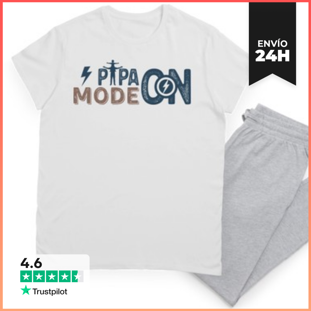 Pijama PAPA MODE ON laTostadora