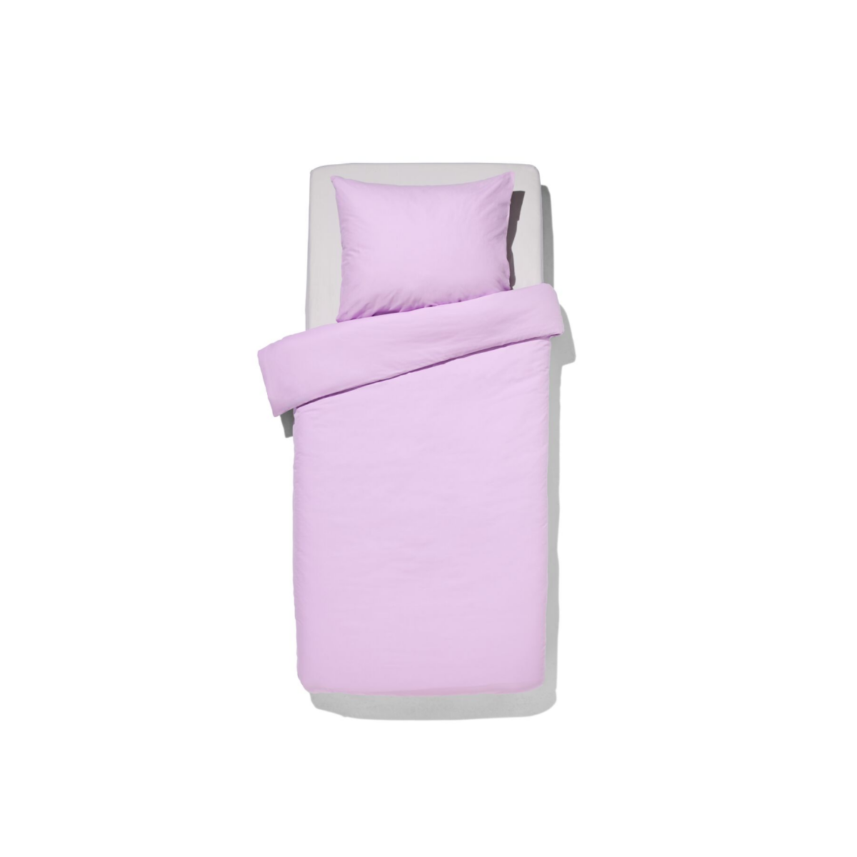 HEMA HEMA Dekbedovertrek 140x200/220cm Zacht Katoen Lila (lila)