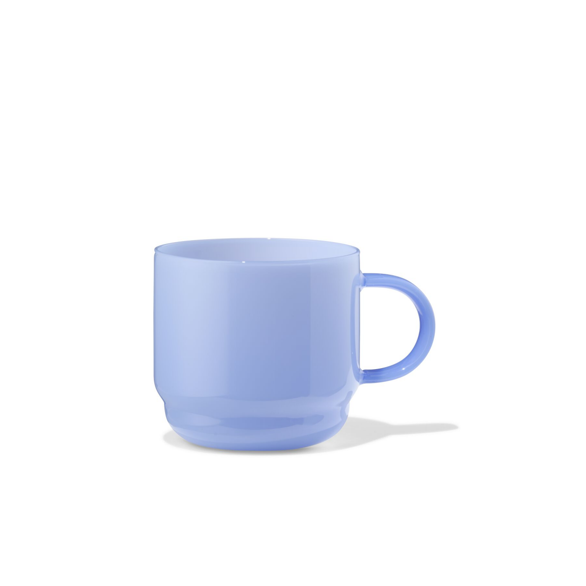 HEMA HEMA Mok 260ml Opaque Borosilicaatglas (blauw)