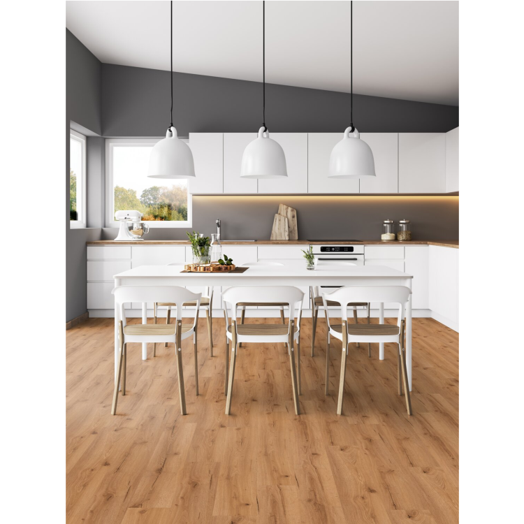 Lame de sol PVC effet bois clipsable bark medium Gerflor - 121.92 cm x 17.78 cm x 0.34 cm