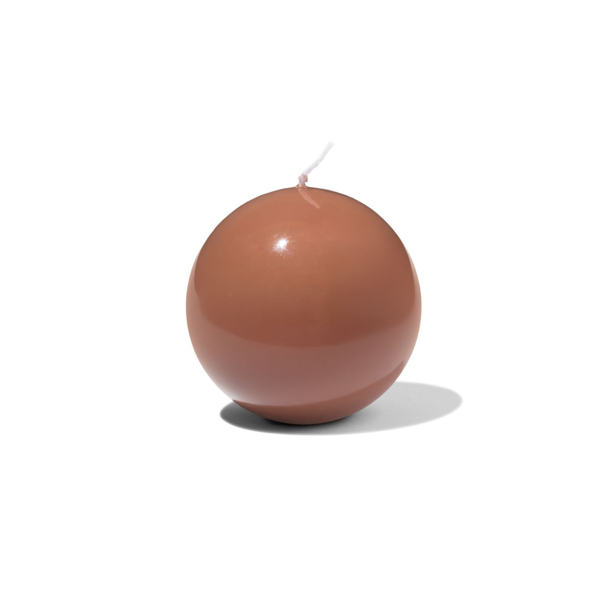 HEMA HEMA Bolkaars ⌀10x10cm Glad Bruin (bruin)