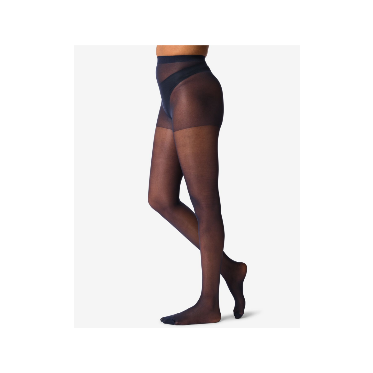 HEMA Panty's glans transparant 20 denier - 4 stuks donkerblauw (donkerblauw)
