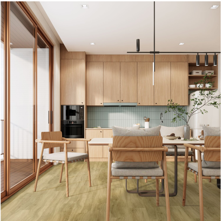 Lame de sol PVC effet bois clipsable poppy light Gerflor - 123.9 cm x 21.2 cm x 0.42 cm — vue 3