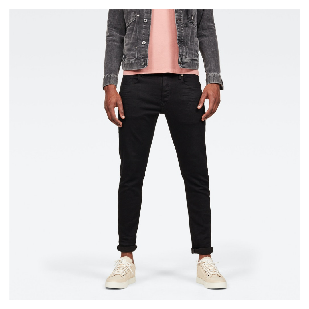G-Star Raw Slim Jeans Baumwolle-Polyester-Esasthan Pitch Black