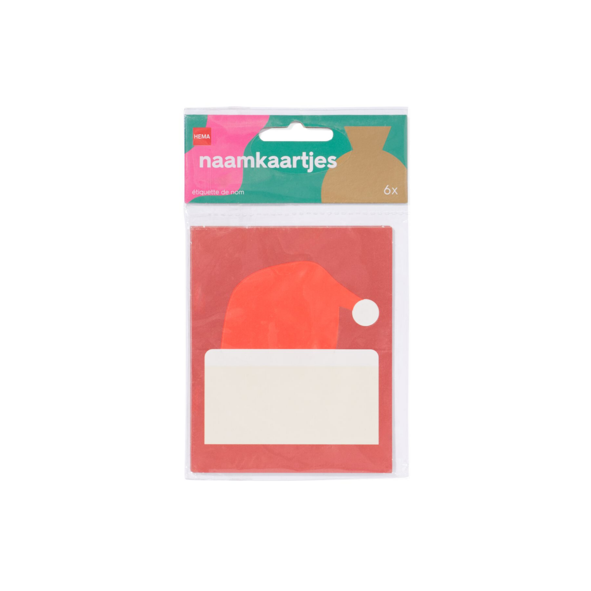 HEMA HEMA Naamkaartjes - 6 Stuks (multi)