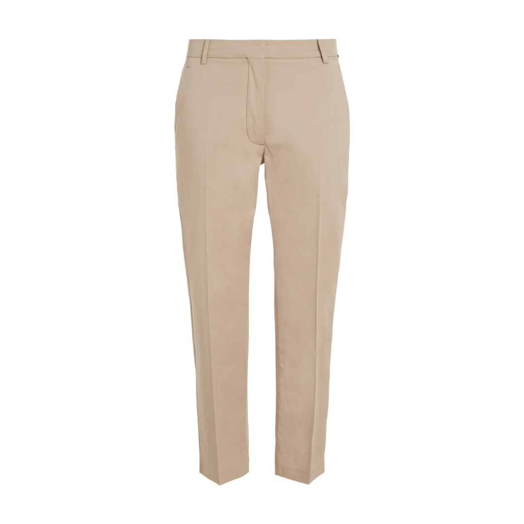 Tommy Hilfiger Chino Slim Straight Baumwolle Lyocell Beige