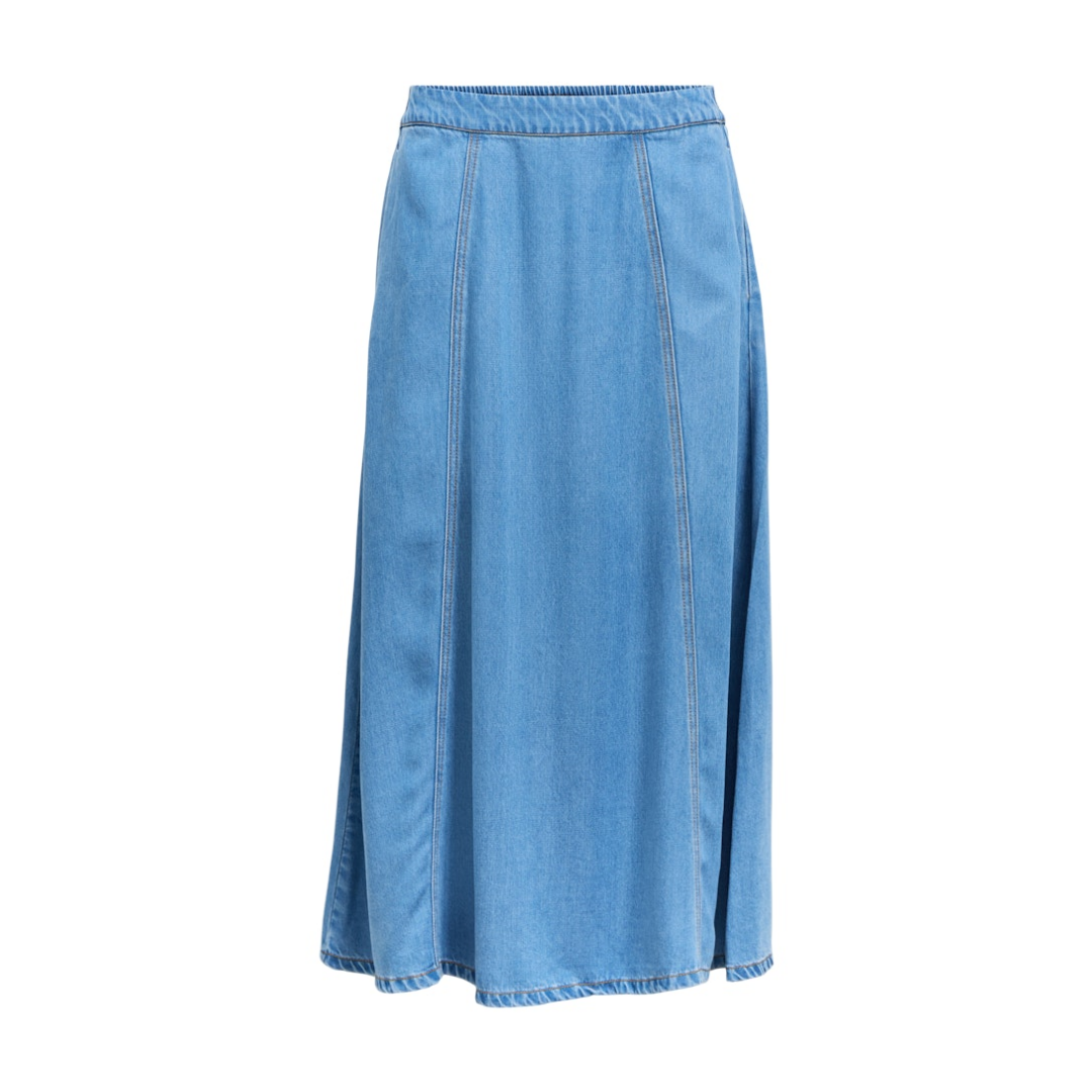 Object Rock Skirt Lyocell Hellblau