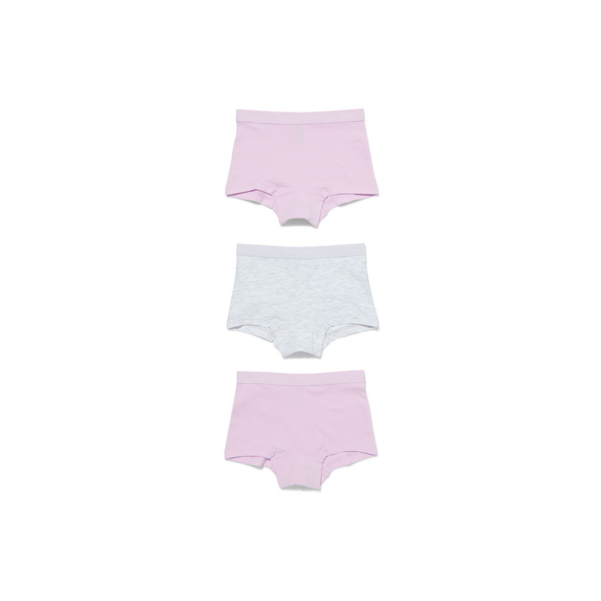 HEMA HEMA Kinderboxers Katoen/stretch - 3 Stuks Lila (lila)