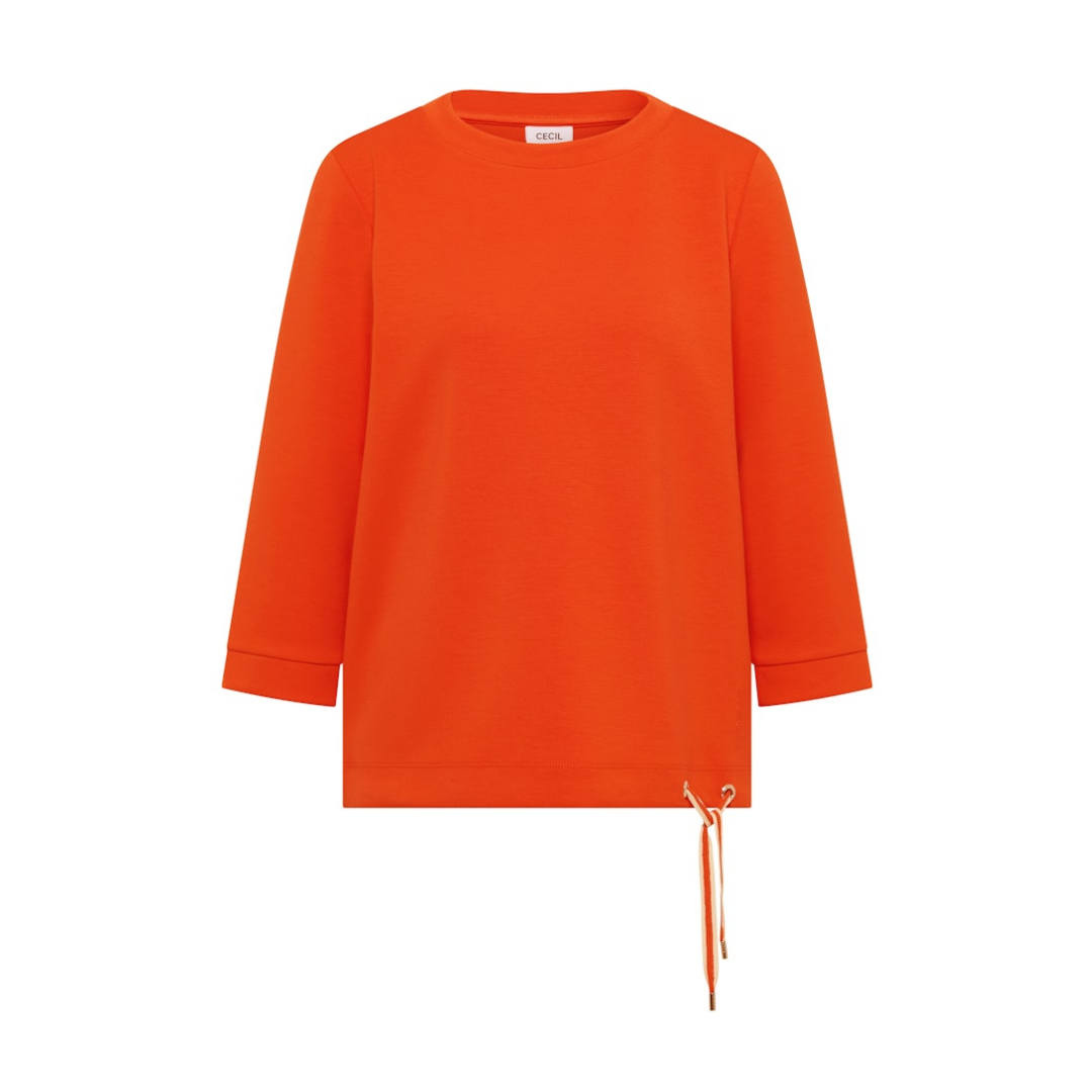 Cecil - Damen Sweatshirt - cherry tomato orange - Größe: L - bei Tara-M