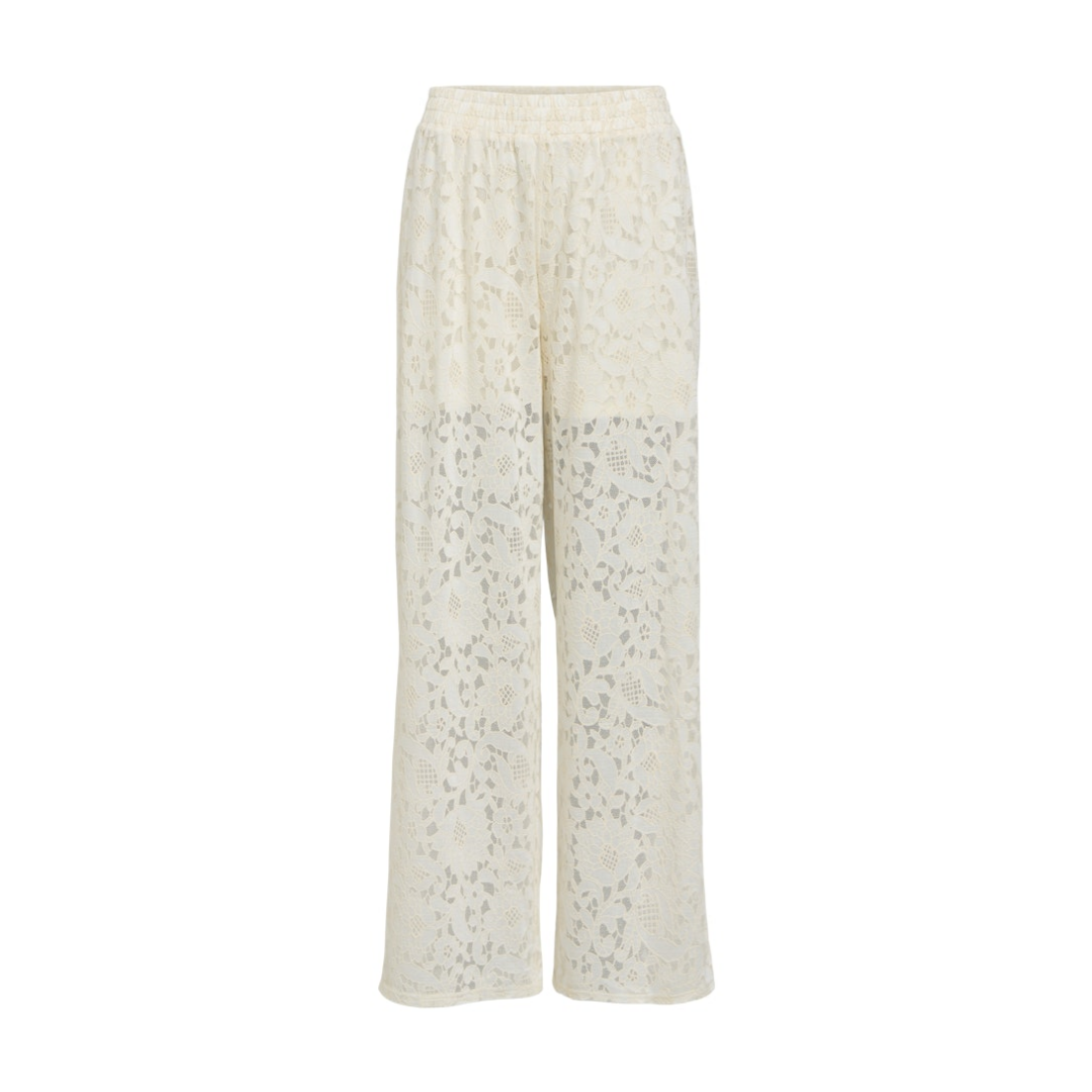 Object Object Hose Skandinavisch Viskose-Polyester-Elasthan White Sand