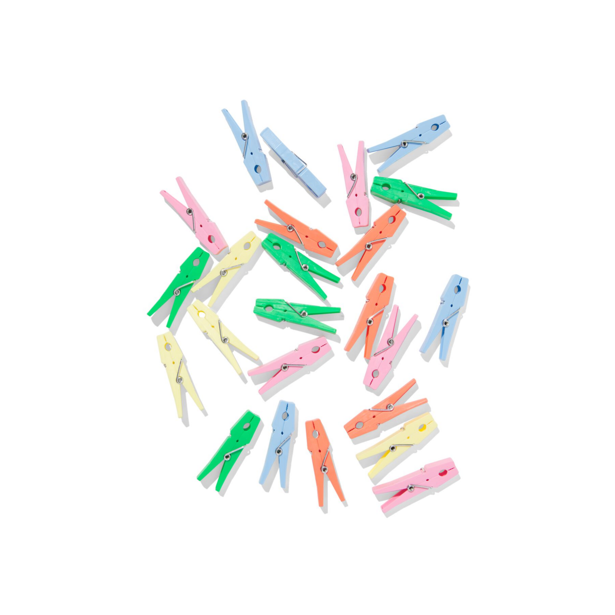 HEMA HEMA Wasknijpers Gerecycled Plastic - 24 Stuks