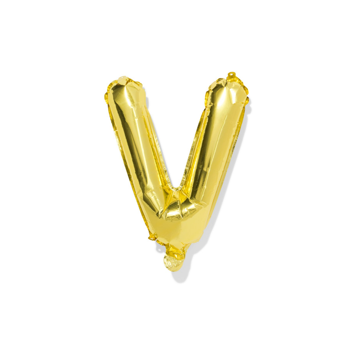HEMA Folieballon letter V 30cm goud (goud)