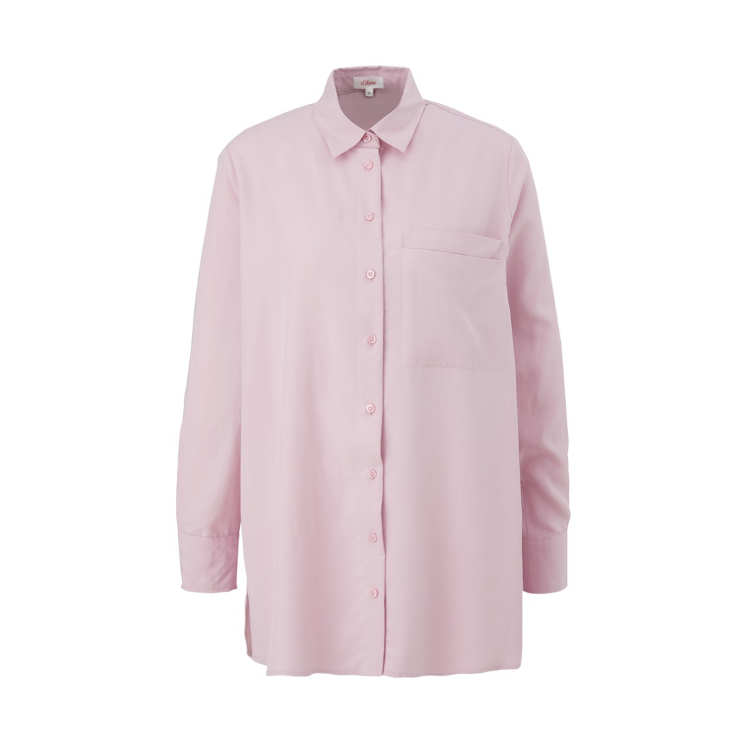 s.Oliver - Damen Langarmbluse - Rosa - Größe: 38 - bei Tara-M