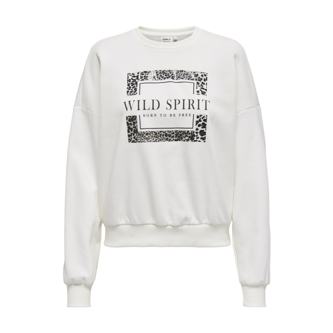 Only - Damen Sweatshirt - Weiß - Größe: XL - bei Tara-M