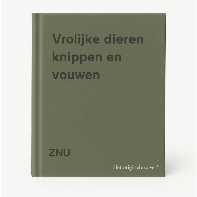 Znu Vrolijke Dieren Knippen En Vouwen