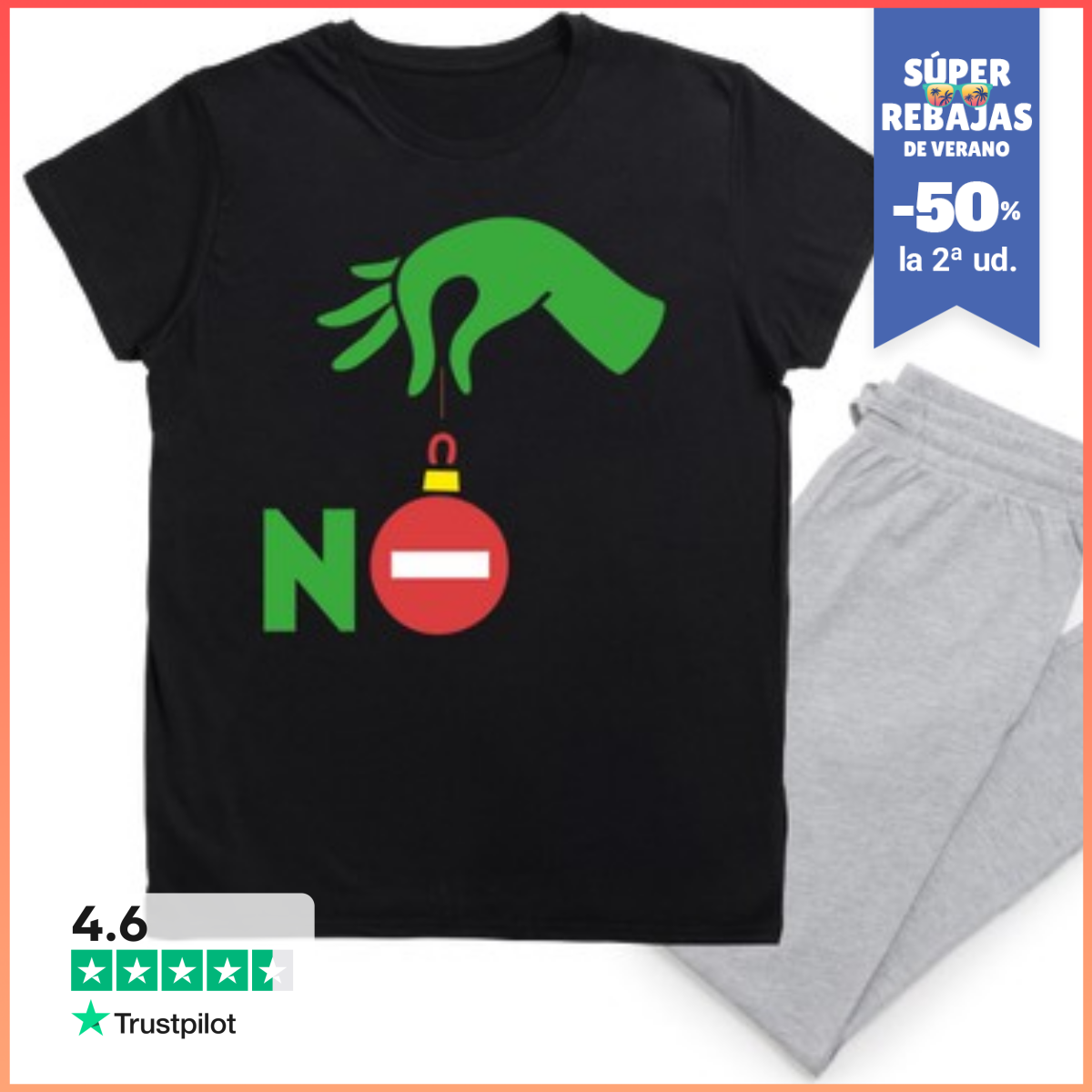 Pijama GRINCH NO NAVIDAD LaTostadora