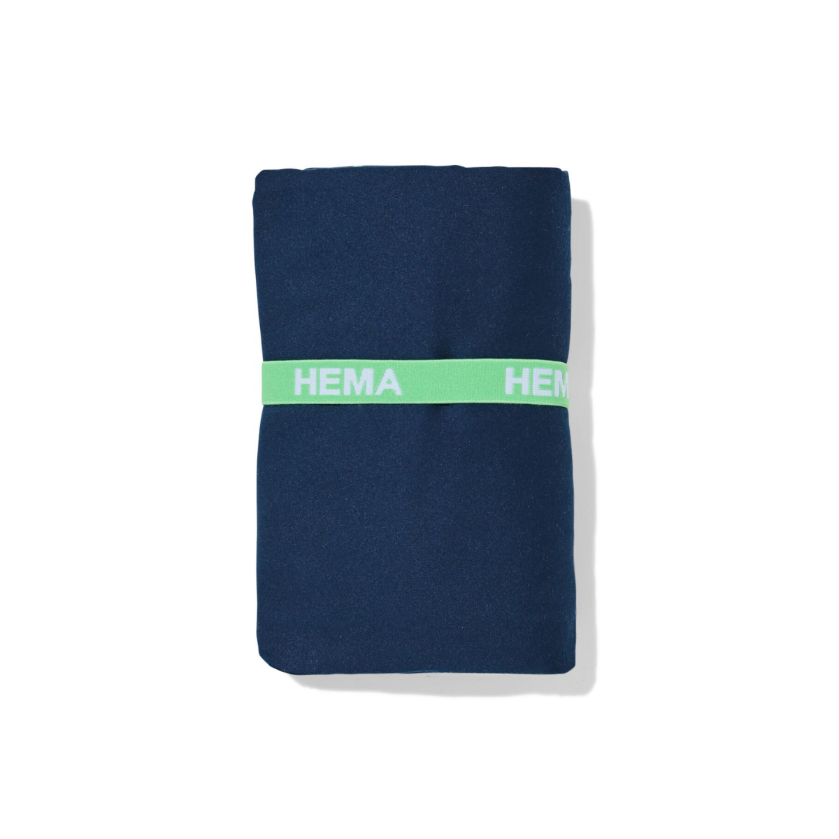 HEMA Strandlaken 110x175cm microvezel donkerblauw (blauw)
