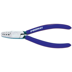 Knipex Zelfinstellende krimptang voor adereindhulzen gebruineerd 190 mm - 975309