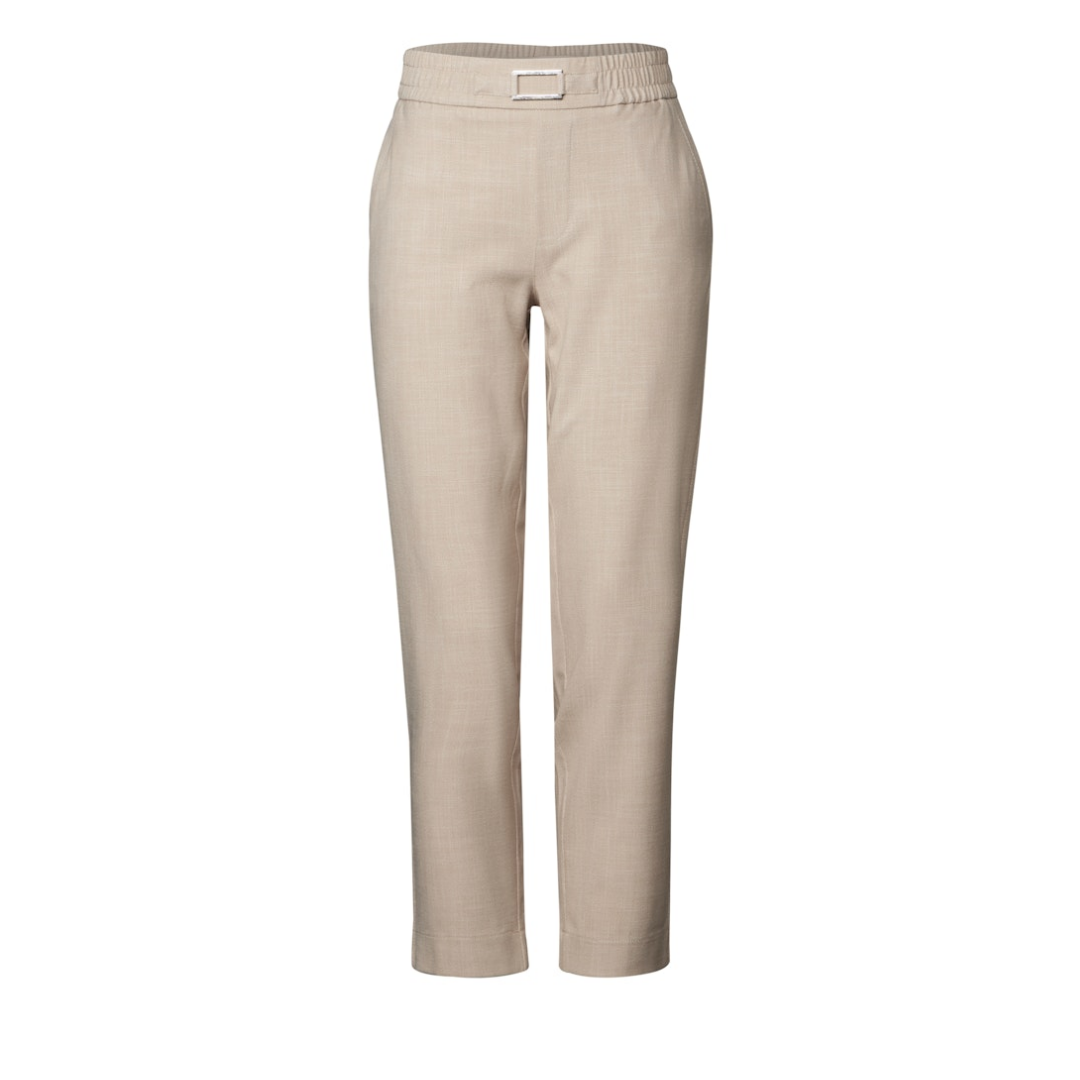 Street One Hose Casual Fit Viskose-Polyester-Esasthan Sheer Beige Mel