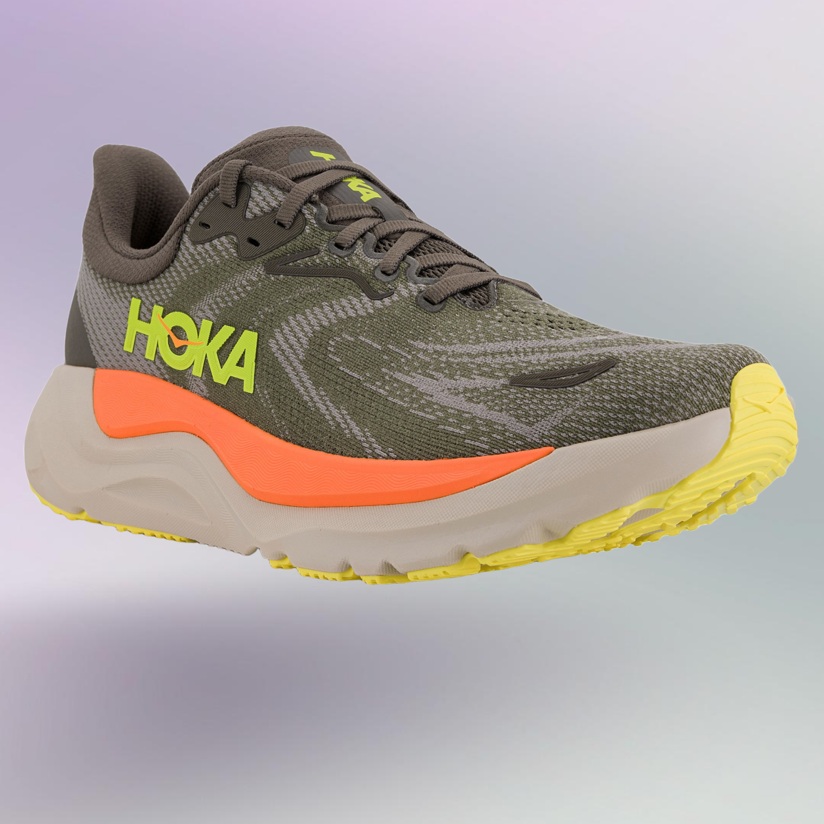 Chaussure Running Hoka One One Arahi 8 Neon Pack - Gris/argent - pour Homme - taille 48