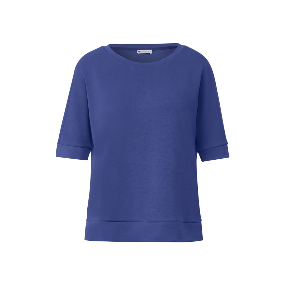 Street One - Damen Sweatshirt - Blau - Größe: 40 - bei Tara-M