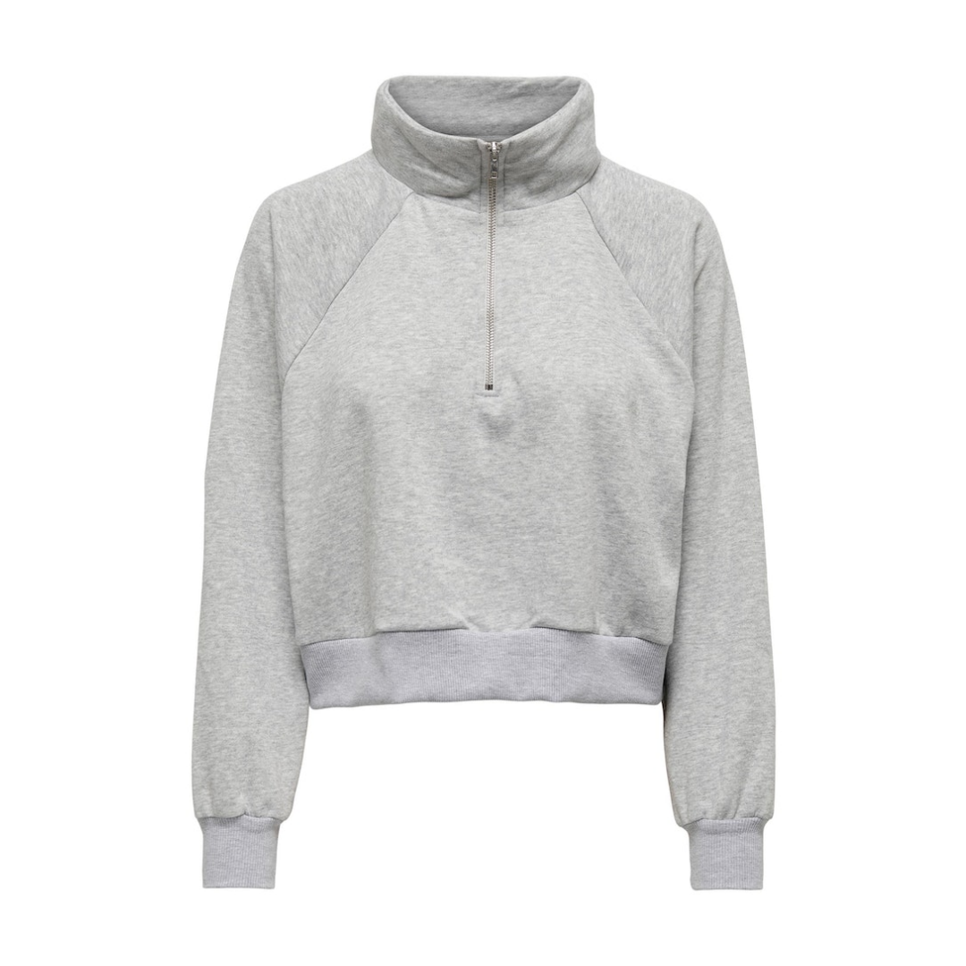 Only - Damen Sweatshirt - Grau - Größe: XS - bei Tara-M