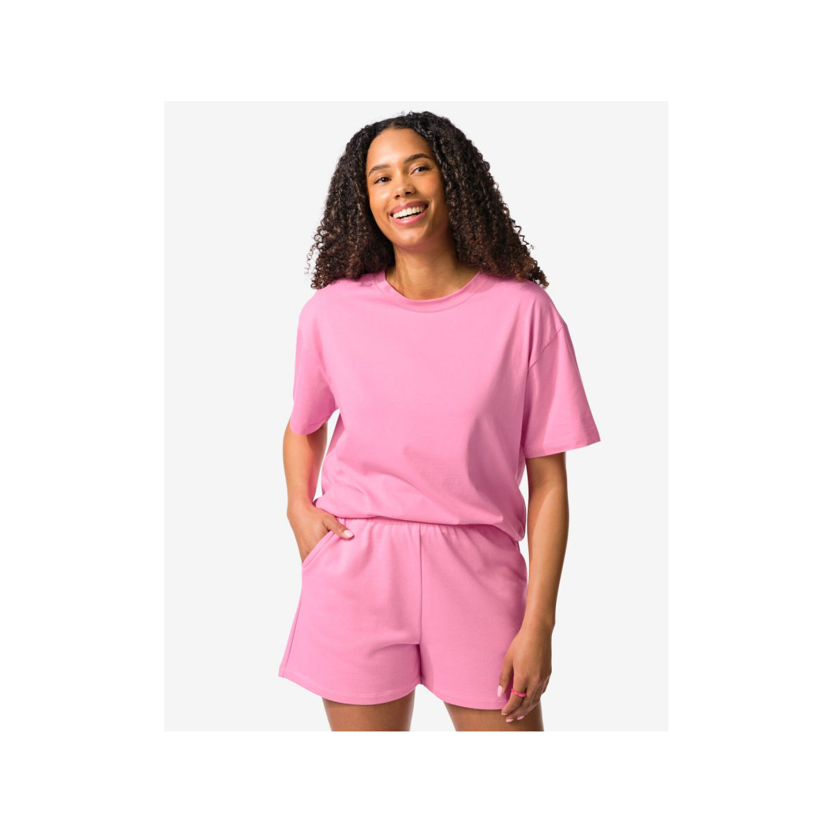 HEMA Dames T-shirt Boxy Fit