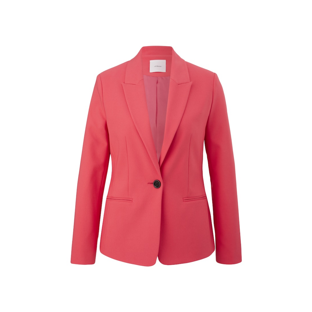 s.Oliver Black Label - Damen Blazer - Rosa - Größe: 36 - bei Tara-M