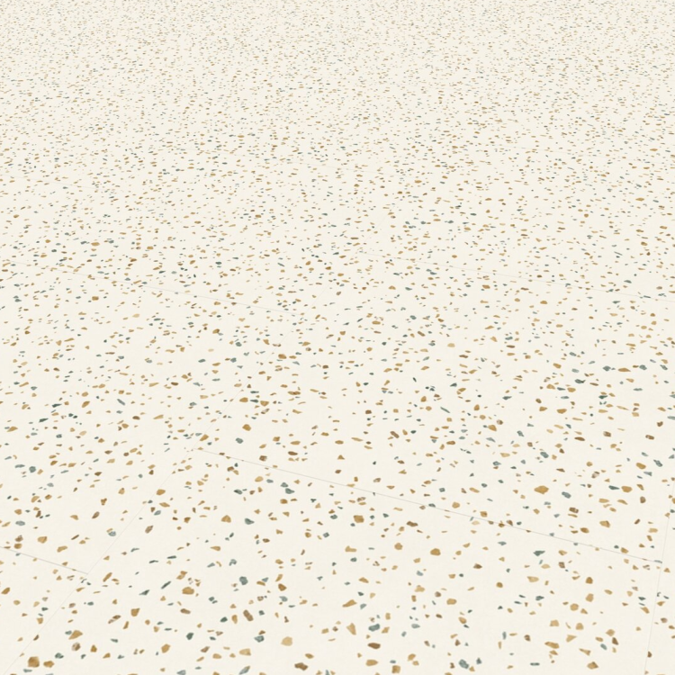 Dalle carrée de sol PVC effet terrazzo prête à poser felizia azure Gerflor - 61 cm x 61 cm x 0.35 cm — vue 3