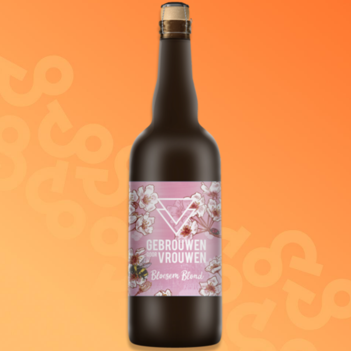 Bottle of Gebrouwen door Vrouwen Bloesem Blond 75 cl