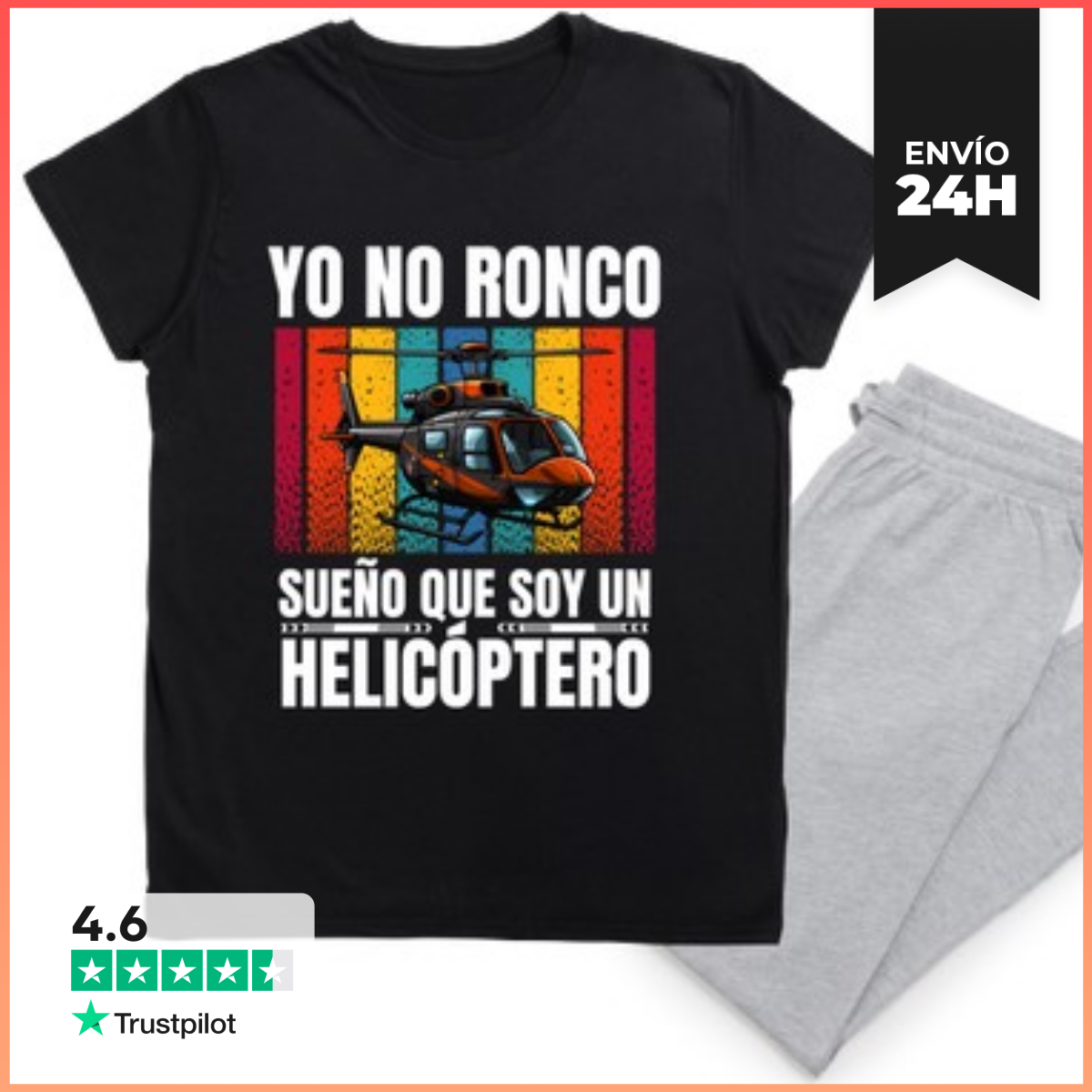 Pijama yo no ronco sueño que soy un helicópter laTostadora