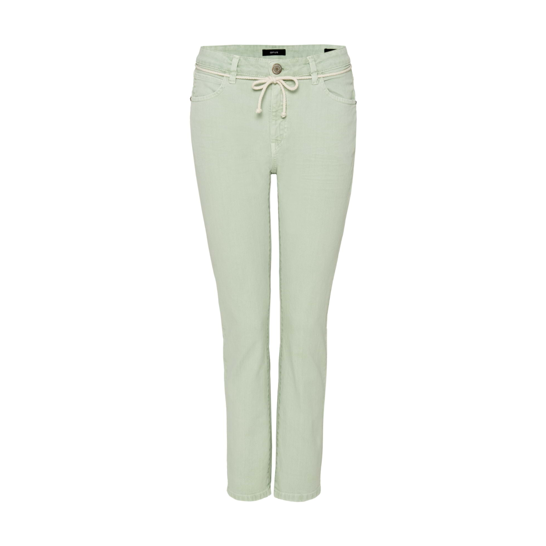 Opus - Damen Jeans - Grün - Größe: 42-L28 - bei Tara-M