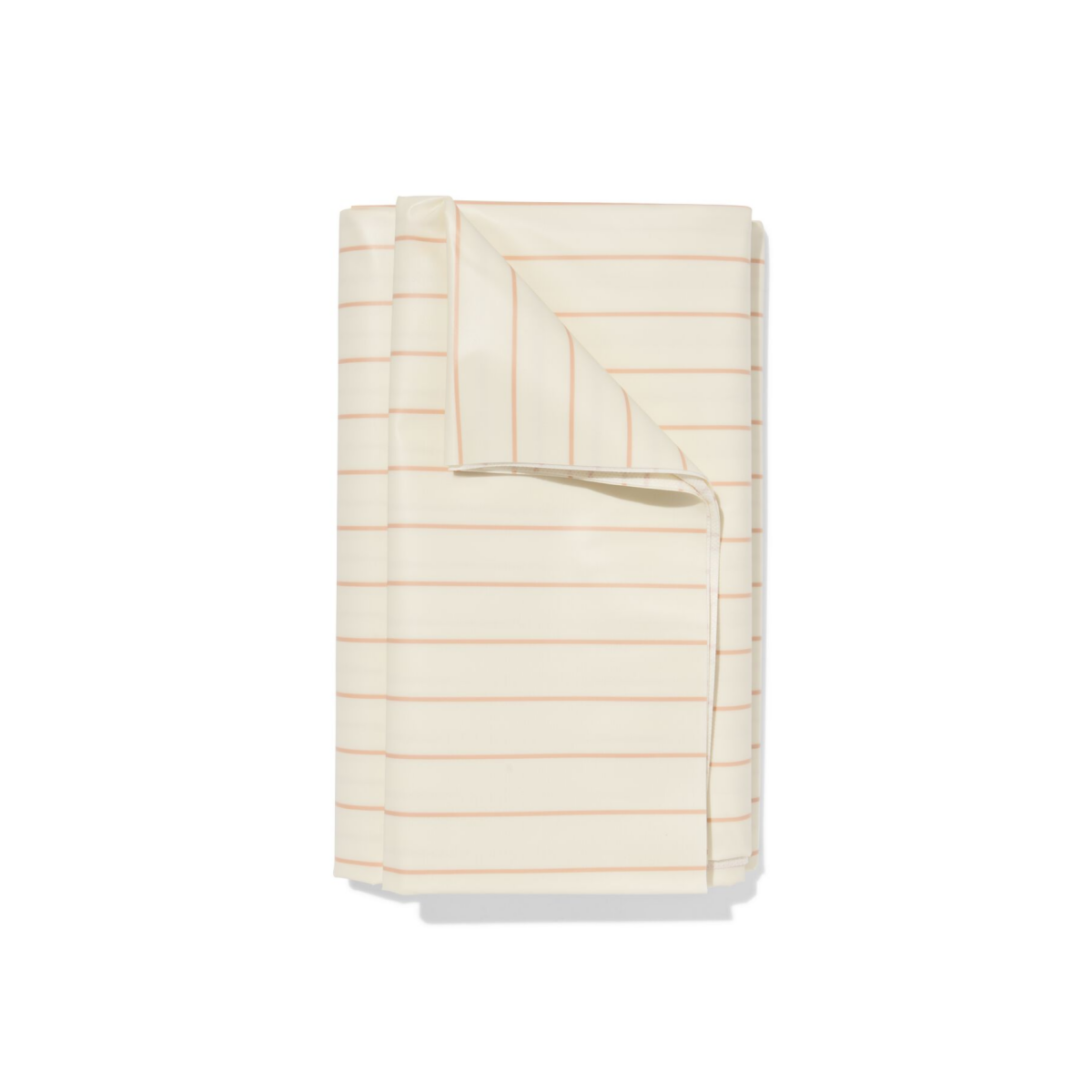 HEMA HEMA Tafelkleed 240x140cm Waterafstotend Strepen Crème