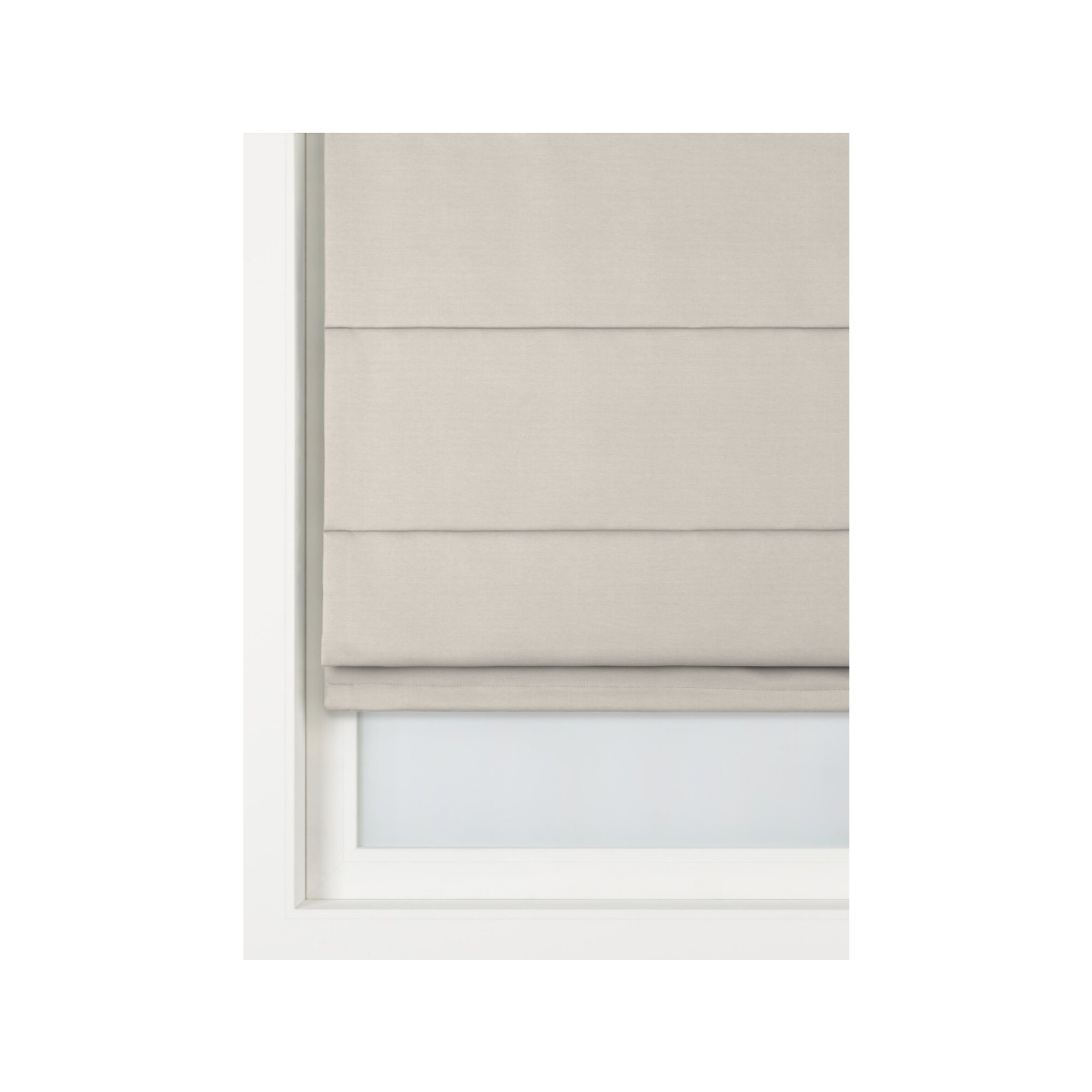 HEMA Vouwgordijn Vorden lichtdoorlatend ivoor (ivoor)