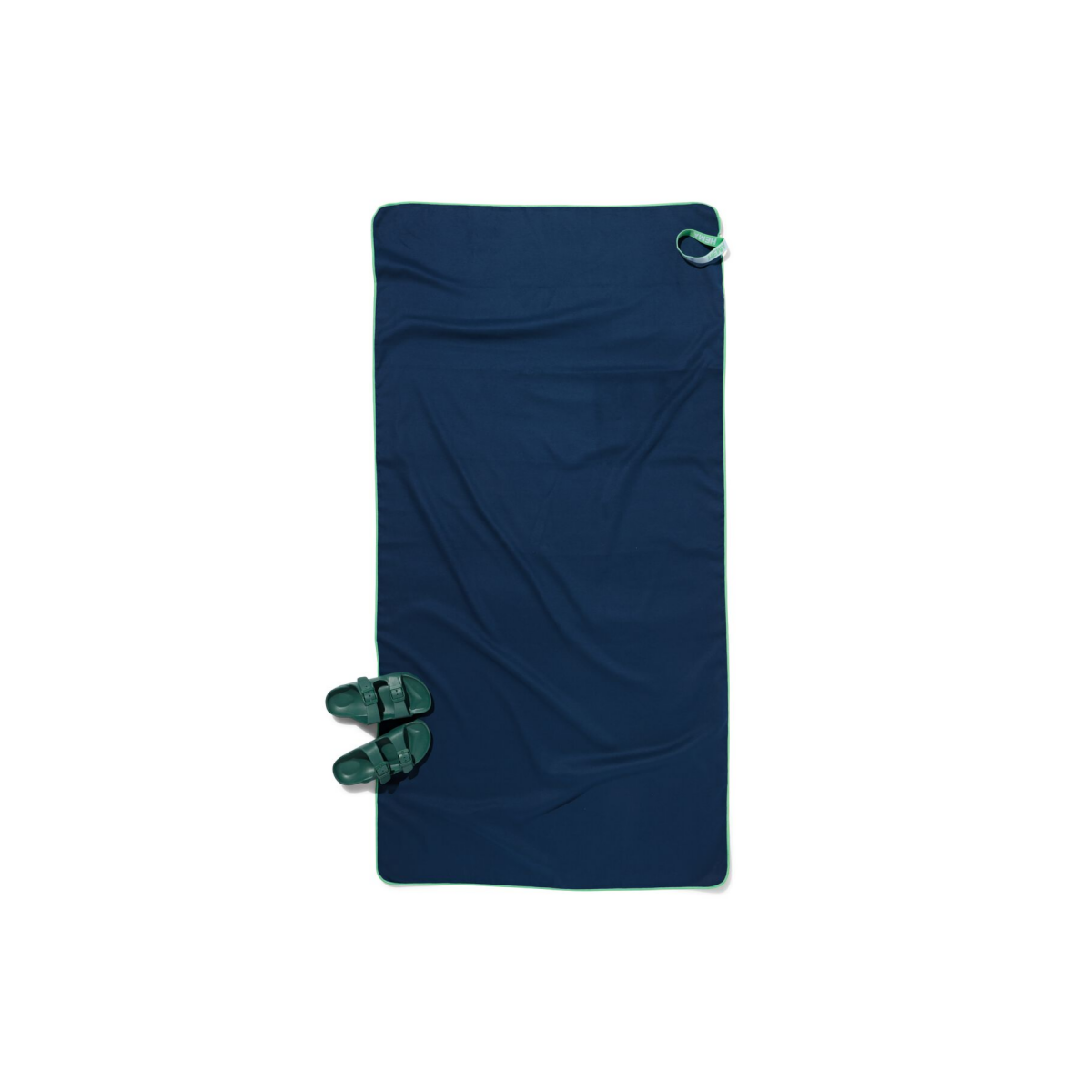 HEMA HEMA Strandlaken 70x140cm Microvezel Donkerblauw (donkerblauw)