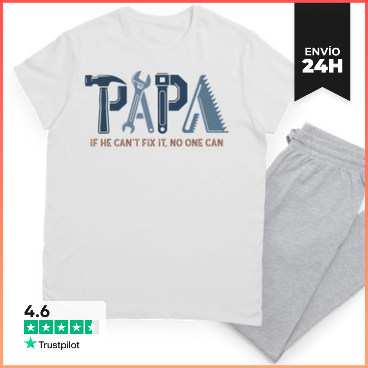 Pijama PAPA IF HE CANT FIX IT NO ONE CAN laTostadora