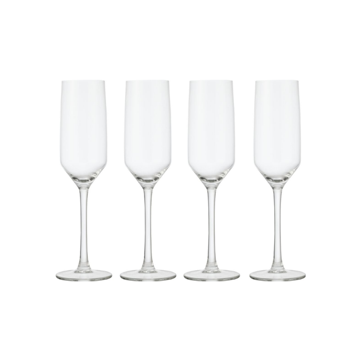 HEMA Champagneglazen 230ml - 4 stuks (transparant)