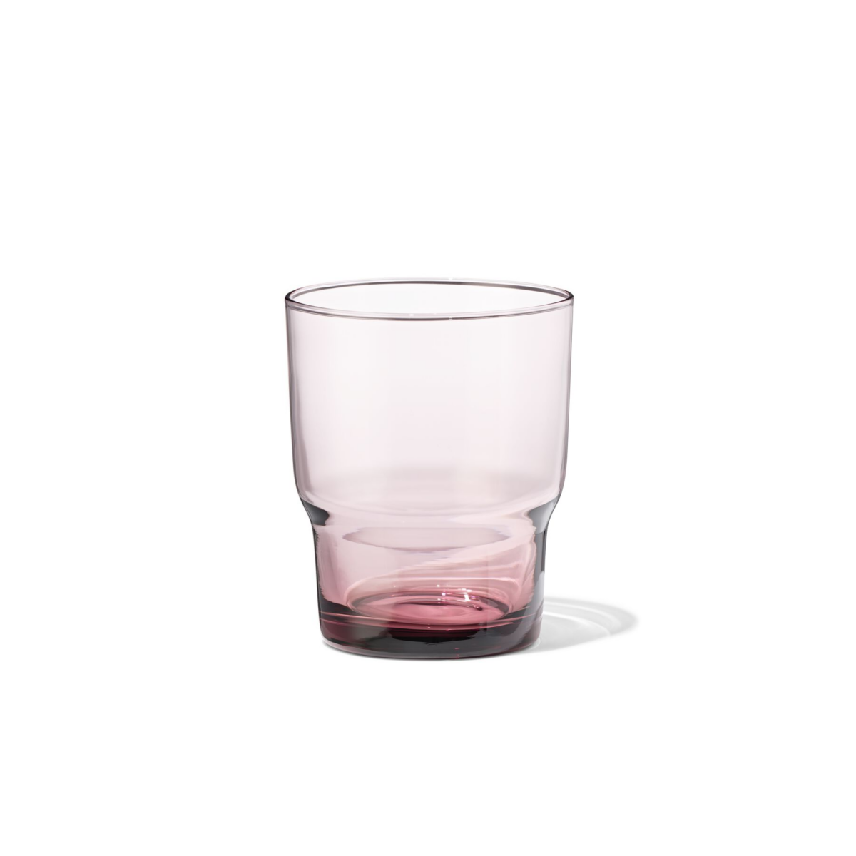 HEMA HEMA Waterglas 300ml Glas Bordeauxrood (roze)
