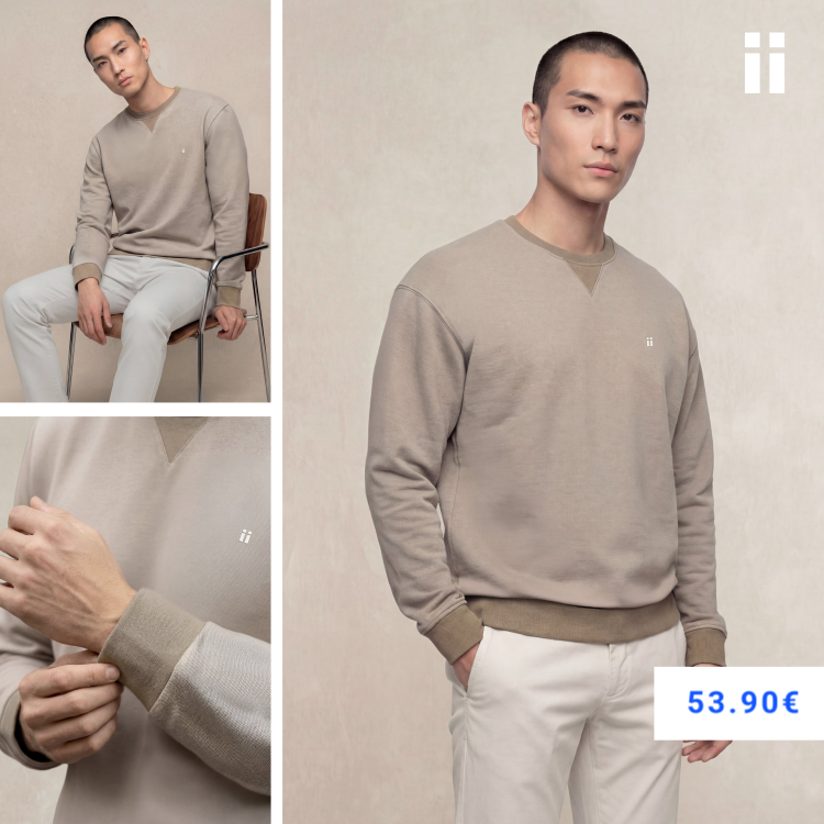 Sudadera hombre beige Ranger