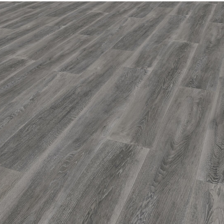 Rouleau 4m de sol PVC effet bois pose sans colle cognac grey Gerflor - 3000 cm x 400 cm x 0.2 cm — vue 3