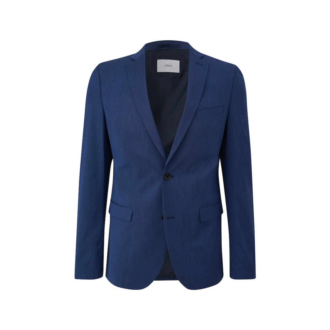 s.Oliver Black Label - Herren Sakko - Blau - Größe: 54 - bei Tara-M