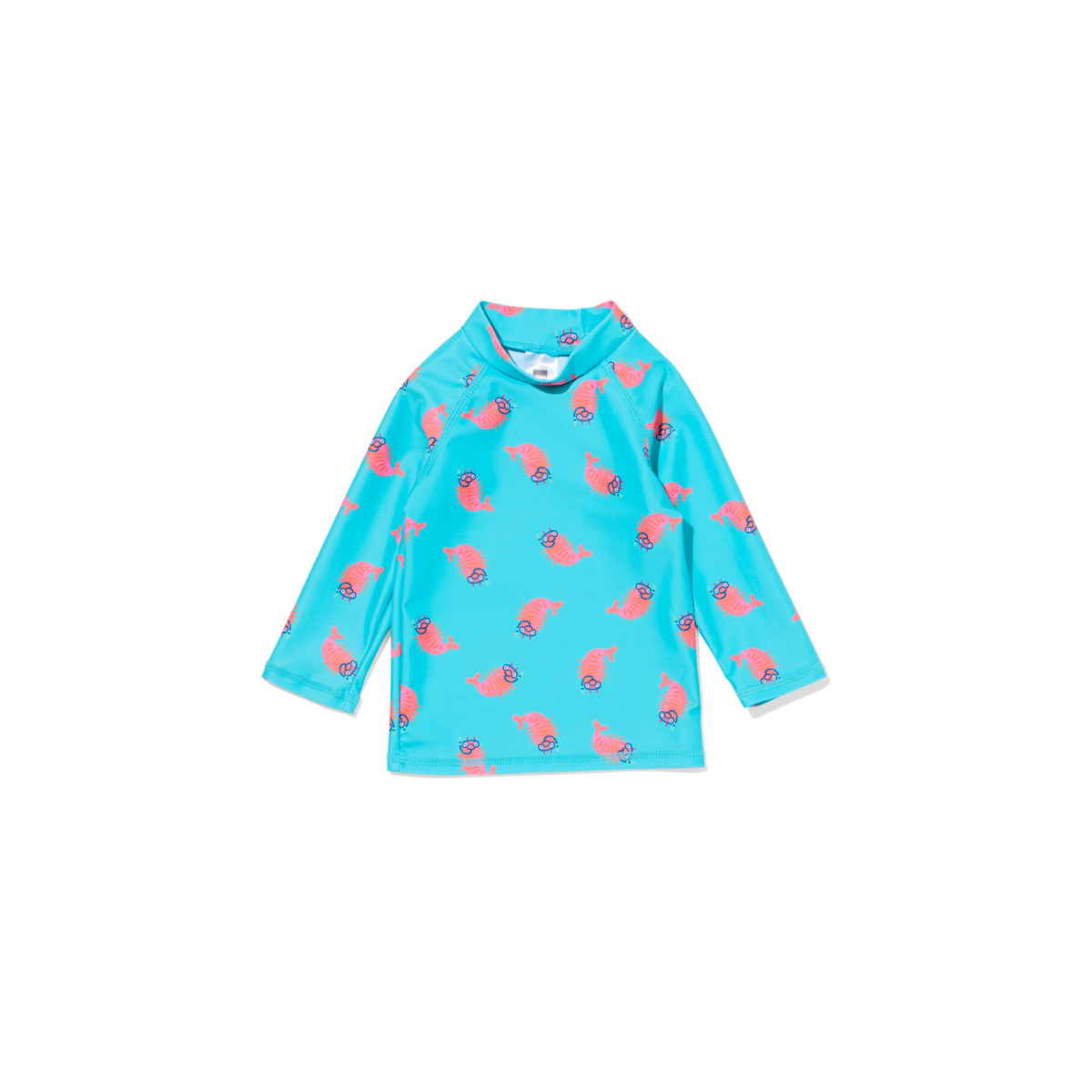 HEMA HEMA Babyzwemshirt UPF40+ Garnalen Felblauw (felblauw)