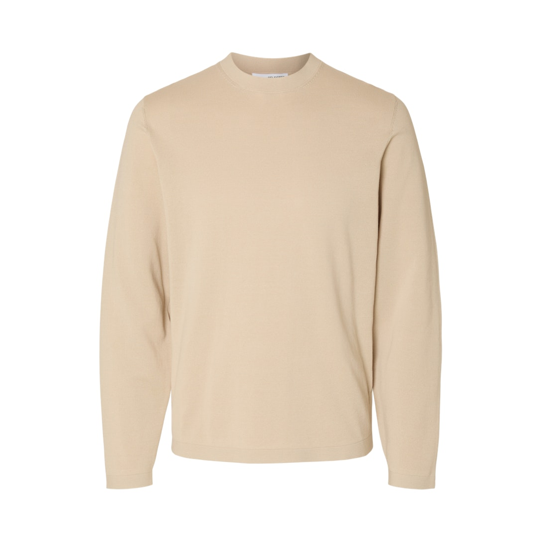Selected Pullover Baumwolle Für Herren Beige Xl - Bild 2