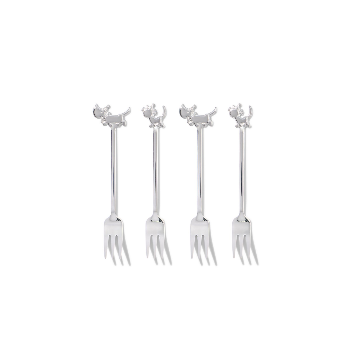 HEMA HEMA Takkie En Siepie Gebaksvorkjes - 4 Stuks (multicolor)