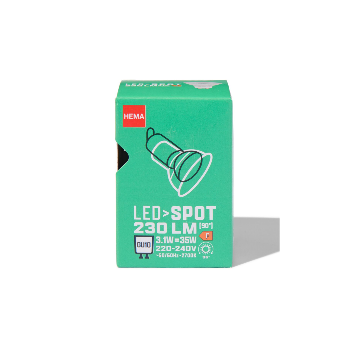 HEMA HEMA Led Spot Clear GU10 1.6W 230lm
