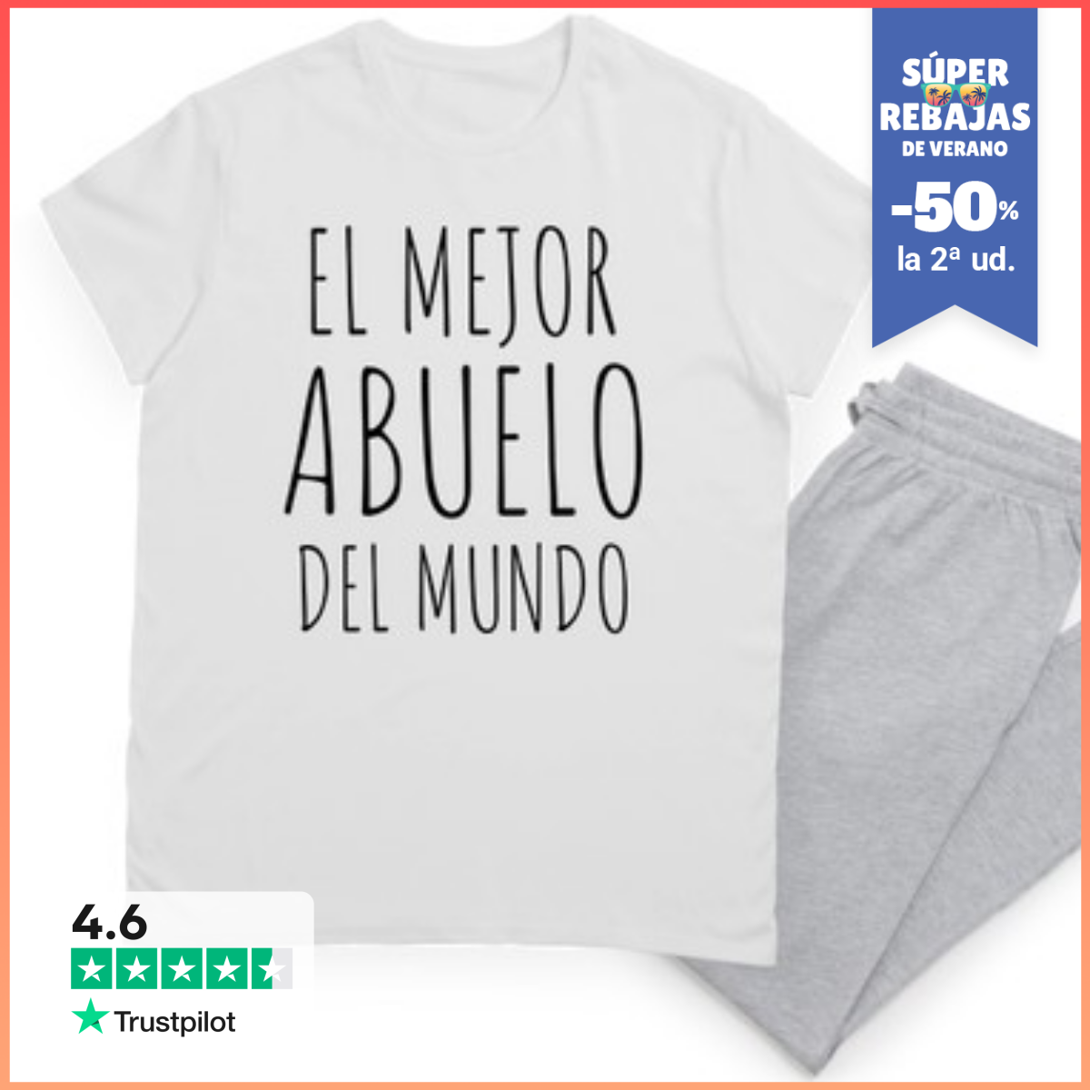 Pijama El Mejor Abuelo Del Mundo LaTostadora