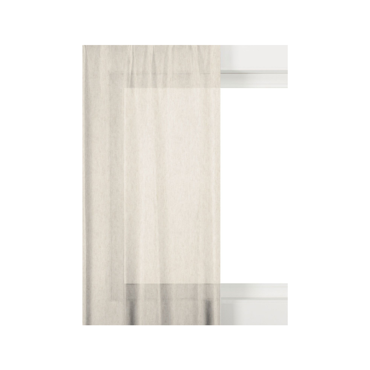 HEMA Gordijnstof Elst inbetween ecru (ecru)